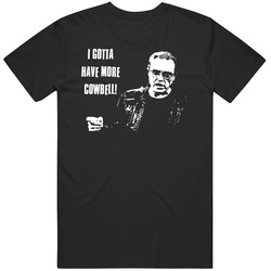 More Cowbell Walken Snl Mens Size Large Black T Shirt More Cowbell Walken Snl Mens Size Large Black T Shirt