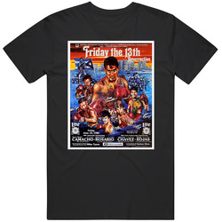 Camacho Vs Rosario Cool Boxing Fan Fight Card Mens Size Large Black T Shirt Camacho Vs Rosario Cool Boxing Fan Fight Card Mens Size Large Black T Shirt