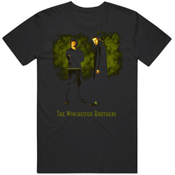 Supernatural Sam Dean Winchester Brothers Mens Size Large Black T Shirt Supernatural Sam Dean Winchester Brothers Mens Size Large Black T Shirt