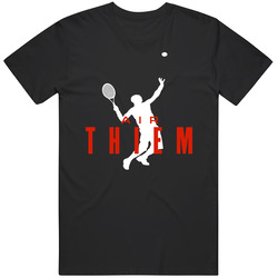 Air Dominic Thiem Austrian Star Tennis Player Fan Mens Size Large Black T Shirt Air Dominic Thiem Austrian Star Tennis Player Fan Mens Size Large Black T Shirt