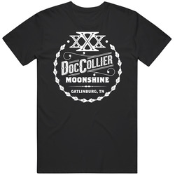 Doc Collier Moonshine Gatlinburg Tn Whiskey Label Logo Drinking Mens Size Large Black T Shirt Doc Collier Moonshine Gatlinburg Tn Whiskey Label Logo Drinking Mens Size Large Black T Shirt