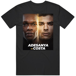 Israel Adesanya Vs Paulo Costa Mma Fight Match Sports Mens Size Large Black T Shirt Israel Adesanya Vs Paulo Costa Mma Fight Match Sports Mens Size Large Black T Shirt