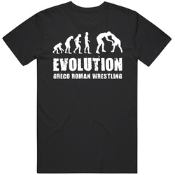 Evolution Greco Roman Wrestling Mens Size Large Black T Shirt Evolution Greco Roman Wrestling Mens Size Large Black T Shirt