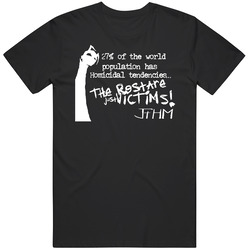 Johnny The Homicidal Maniac Funny Quote Mens Size Large Black T Shirt Johnny The Homicidal Maniac Funny Quote Mens Size Large Black T Shirt