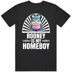 Rodney Is My Homeboy Animal Crossing New Horizons Character Video Game Fan Mens Size Large Black T Shirt Rodney Is My Homeboy Animal Crossing New Horizons Character Video Game Fan Mens Size Large Black T Shirt