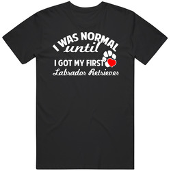 My First Labrador Retriever Cool Funny Custom Breed Dog Lover Mens Size Large Black T Shirt My First Labrador Retriever Cool Funny Custom Breed Dog Lover Mens Size Large Black T Shirt