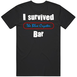 I Survived The Blue Oyster Bar Police Academy Mens Size Large Black T Shirt I Survived The Blue Oyster Bar Police Academy Mens Size Large Black T Shirt