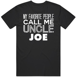 My Favourite People Call Me Uncle Joe Cool Relative Mens Size Large Black T Shirt My Favourite People Call Me Uncle Joe Cool Relative Mens Size Large Black T Shirt