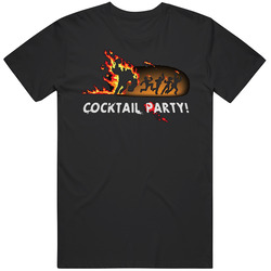 Left 4 Dead Video Game Cocktail Party Funny Mens Size Large Black T Shirt Left 4 Dead Video Game Cocktail Party Funny Mens Size Large Black T Shirt