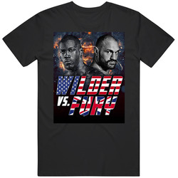 Deontay Wilder Vs Tyson Fury Fight Mens Size Large Black T Shirt Deontay Wilder Vs Tyson Fury Fight Mens Size Large Black T Shirt