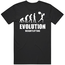 Evolution Weightlifting Weight Lifting Mens Size Large Black T Shirt Evolution Weightlifting Weight Lifting Mens Size Large Black T Shirt