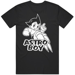 Astro Boy Anime Manga Cartoon Mens Size Large Black T Shirt Astro Boy Anime Manga Cartoon Mens Size Large Black T Shirt