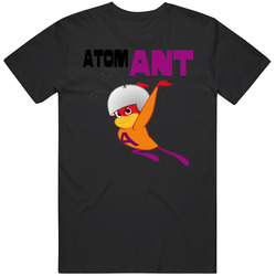Atom Ant Tv Show Mens Size Large Black T Shirt Atom Ant Tv Show Mens Size Large Black T Shirt