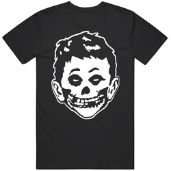 Alfred E Neuman Misfits Punk Rock Funny Mens Size Large Black T Shirt Alfred E Neuman Misfits Punk Rock Funny Mens Size Large Black T Shirt