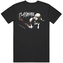 Claymore Anime Manga Mens Size Large Black T Shirt Claymore Anime Manga Mens Size Large Black T Shirt