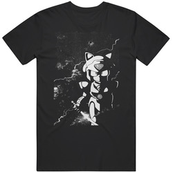 Samurai Pizza Cats Cartoon Mens Size Large Black T Shirt Samurai Pizza Cats Cartoon Mens Size Large Black T Shirt