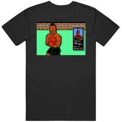 Mike Tyson Punch Out Boxer Card Retro Video Game Fan Mens Size Large Black T Shirt Mike Tyson Punch Out Boxer Card Retro Video Game Fan Mens Size Large Black T Shirt