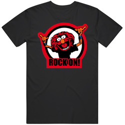 The Muppet Show Animal Rock On Mens Size Large Black T Shirt The Muppet Show Animal Rock On Mens Size Large Black T Shirt
