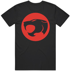 Thundercats Retro 80s Cartoon Logo Mens Size Large Black T Shirt Thundercats Retro 80s Cartoon Logo Mens Size Large Black T Shirt
