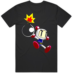 Bomberman Video Game Mens Size Large Black T Shirt