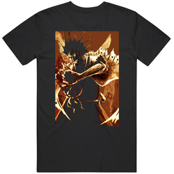 Kenpachi Anime Manga Bleach Shinigami Mens Size Large Black T Shirt Kenpachi Anime Manga Bleach Shinigami Mens Size Large Black T Shirt