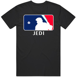 Jedi Major League Star Wars Baseball Mashup Parody Fan Mens Size Large Black T Shirt Jedi Major League Star Wars Baseball Mashup Parody Fan Mens Size Large Black T Shirt