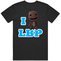 Little Big Planet I Heart Videogame Mens Size Large Black T Shirt Little Big Planet I Heart Videogame Mens Size Large Black T Shirt