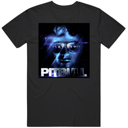 Pitbull Rap Hip Hop Music Album Cover Mens Size Large Black T Shirt Pitbull Rap Hip Hop Music Album Cover Mens Size Large Black T Shirt