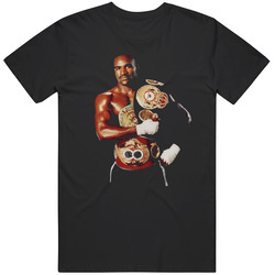 Evander Holyfield Cool Retro Boxer Fan Mens Size Large Black T Shirt Evander Holyfield Cool Retro Boxer Fan Mens Size Large Black T Shirt