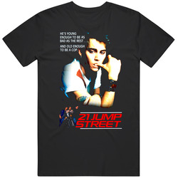 21 Jump Street Tv Show Johnny Depp Mens Size Large Black T Shirt 21 Jump Street Tv Show Johnny Depp Mens Size Large Black T Shirt