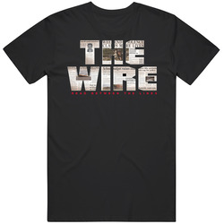 The Wire Tv Hbo Show Mens Size Large Black T Shirt The Wire Tv Hbo Show Mens Size Large Black T Shirt