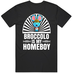 Broccolo Is My Homeboy Animal Crossing New Horizons Character Video Game Fan Mens Size Large Black T Shirt Broccolo Is My Homeboy Animal Crossing New Horizons Character Video Game Fan Mens Size Large Black T Shirt