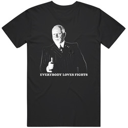 Don Cherry Canada Hockey fights FRANK Mens Size Large Black T Shirt Don Cherry Canada Hockey fights FRANK Mens Size Large Black T Shirt