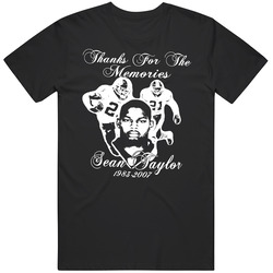 Sean Taylor Football Washington Memory Mens Size Large Black T Shirt Sean Taylor Football Washington Memory Mens Size Large Black T Shirt