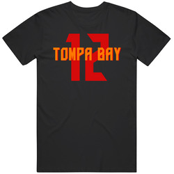 Tompa Bay Tom Brady Quarterback Tampa Bay Football Sports Fan Mens Size Large Black T Shirt Tompa Bay Tom Brady Quarterback Tampa Bay Football Sports Fan Mens Size Large Black T Shirt