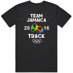 Jamaica Track Team Rio 2016 Olympic Games Sport Mens Size Large Black T Shirt Jamaica Track Team Rio 2016 Olympic Games Sport Mens Size Large Black T Shirt
