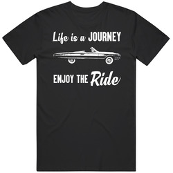 1964 Ford Thunderbird 390 Convertible Journey Enjoy The Ride Vintage Car Fan Mens Size Large Black T Shirt 1964 Ford Thunderbird 390 Convertible Journey Enjoy The Ride Vintage Car Fan Mens Size Large Black T Shirt