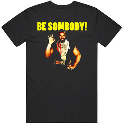 Mr T Be Somebody Funny Mens Size Large Black T Shirt Mr T Be Somebody Funny Mens Size Large Black T Shirt