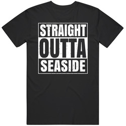 Straight Outta Seaside High School Funny Graduation Parody Mens Size Large Black T Shirt Straight Outta Seaside High School Funny Graduation Parody Mens Size Large Black T Shirt