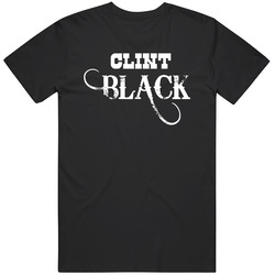 Clint Black Country Singer Legend Mens Size Large Black T Shirt Clint Black Country Singer Legend Mens Size Large Black T Shirt
