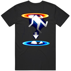 Infinite Portal Loop Video Game Mens Size Large Black T Shirt Infinite Portal Loop Video Game Mens Size Large Black T Shirt