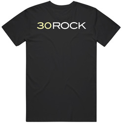 30 Rock 2000s Tv Show Fan Logo Mens Size Large Black T Shirt 30 Rock 2000s Tv Show Fan Logo Mens Size Large Black T Shirt
