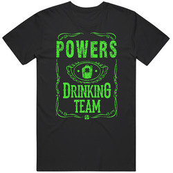 Powers Irish Drinking Team Whiskey Beer Custom Last Name St Patricks Day Mens Size Large Black T Shirt Powers Irish Drinking Team Whiskey Beer Custom Last Name St Patricks Day Mens Size Large Black T Shirt