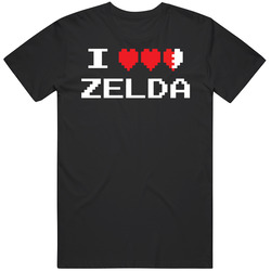 I Love Heart Zelda Video Game Mens Size Large Black T Shirt I Love Heart Zelda Video Game Mens Size Large Black T Shirt