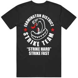 Perfect Fit T Shirts The Shield Strike Team Vic Makey Mens Size Large Black T Shirt Perfect Fit T Shirts The Shield Strike Team Vic Makey Mens Size Large Black T Shirt