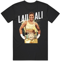 Laila Ali Boxing Champion Muhammad Daughter Fan Mens Size Large Black T Shirt Laila Ali Boxing Champion Muhammad Daughter Fan Mens Size Large Black T Shirt