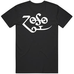 Vintage Zoso Jimmy Page Symbol Mens Size Large Black T Shirt Vintage Zoso Jimmy Page Symbol Mens Size Large Black T Shirt