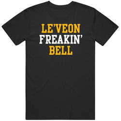 Le'veon Freakin' Bell Pittsburgh Football Player Cool Fan Mens Size Large Black T Shirt Le'veon Freakin' Bell Pittsburgh Football Player Cool Fan Mens Size Large Black T Shirt
