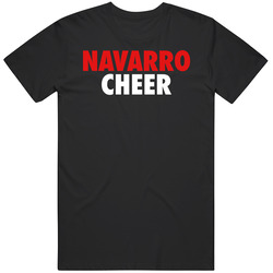 Navarro Cheer Netflix Cheerleading Fan Mens Size Large Black T Shirt Navarro Cheer Netflix Cheerleading Fan Mens Size Large Black T Shirt