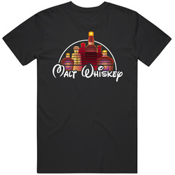 Malt Whiskey Disney Parody Bar Crawl Mens Size Large Black T Shirt Malt Whiskey Disney Parody Bar Crawl Mens Size Large Black T Shirt